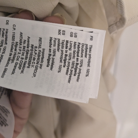 NWT $340 Sandro Paris Albi Ruffle-Trim Mini Dress in Cream Size FR 34 / XS - Picture 15 of 15